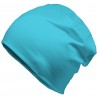Winter hat with fleece lining - mod.3002:Long, aqua_3001, Cotton